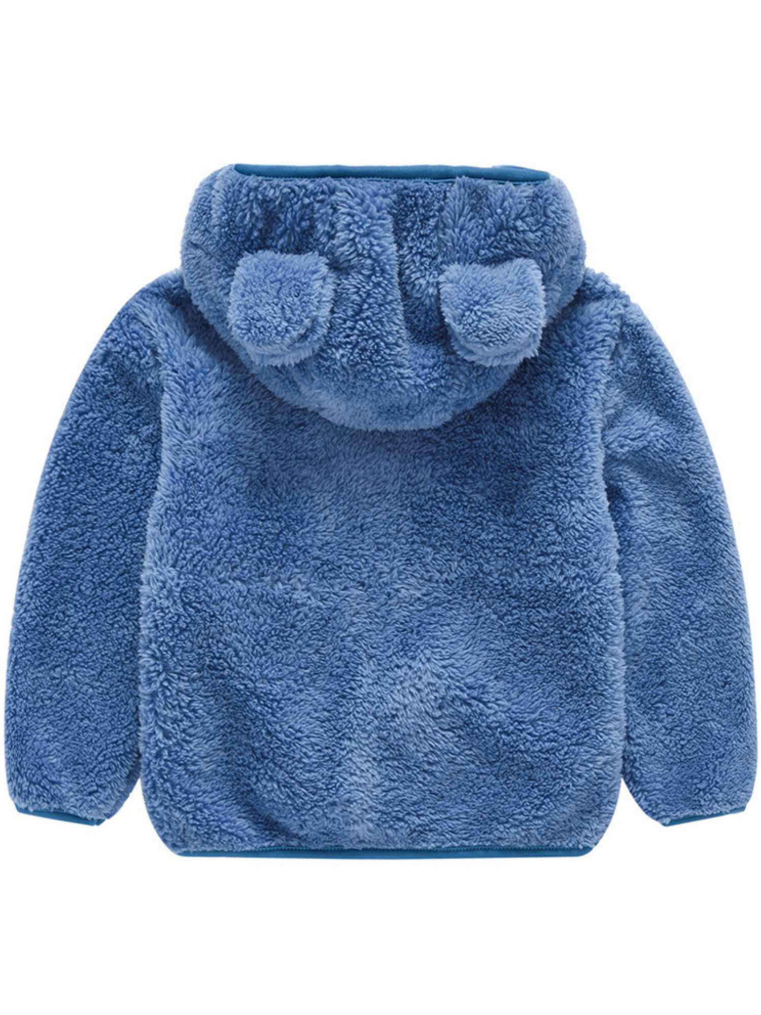 Noubeau Infant Baby Boys Girls Fleece Ears Hat with Lined Hooded Zipper Up Jacket Coat Tops Outwear Overcoat Warm Fall Winte